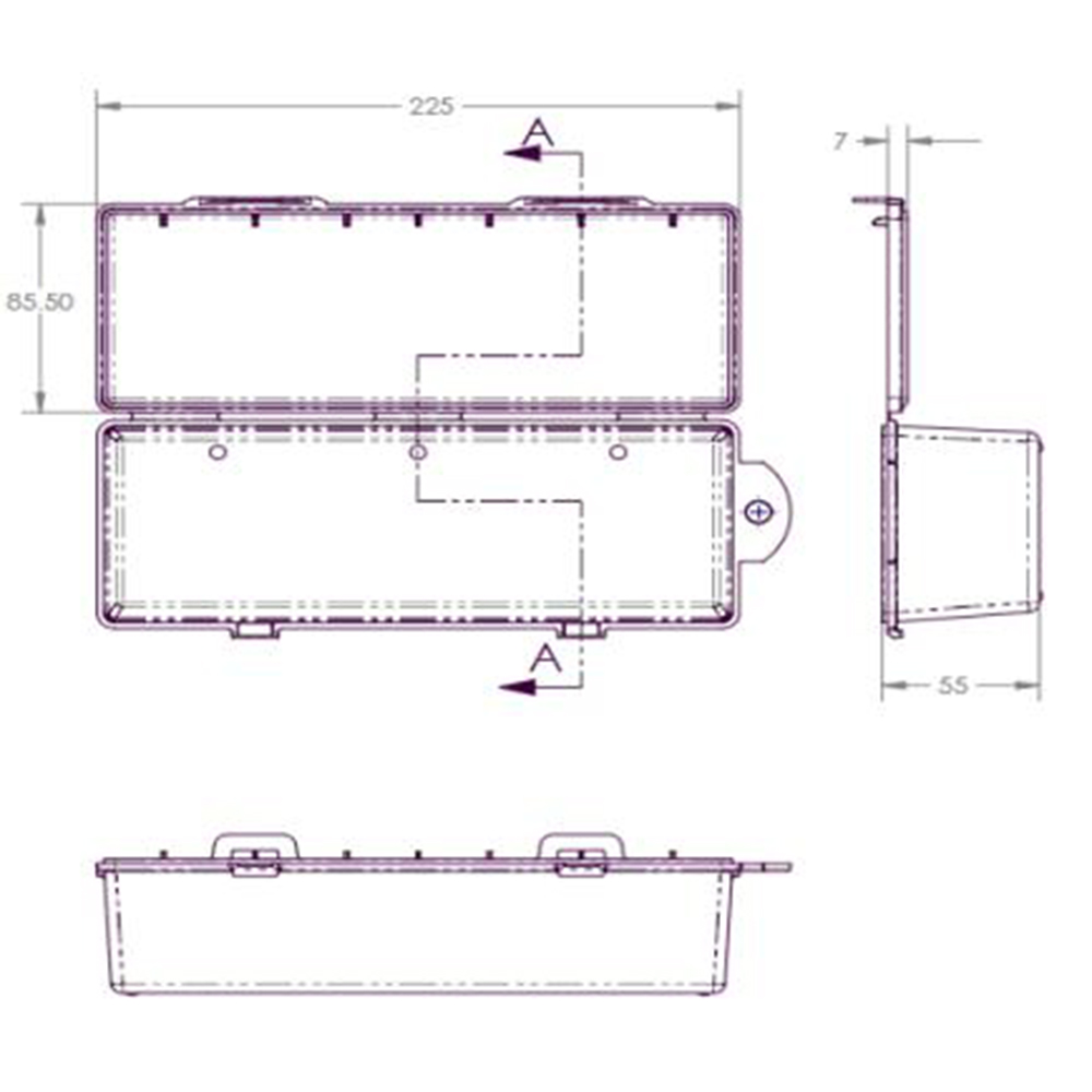 HardwareCaja de 9 pulgadas